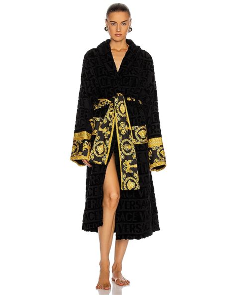 versace robe women's.